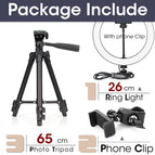 26cm and 65cm Tripod