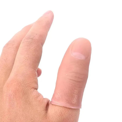 3PCS Funny Magic Toys Party Prank Soft Thumb Tip Fake Finger  Magic Trick Close Up Vanish Appearing Finger Trick Props