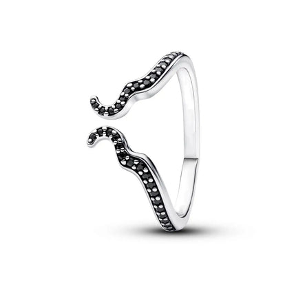 Luxury Hot Selling 925 Sterling Silver Heart-Shaped Flower And Butterfly Ring Suitable For Women's Party Jewelry Gifts