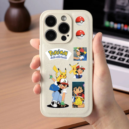 8 Sheets Pokemon Anime Sticker Pack Cute Pikachu Charizard Bulbasaur Squirtle Cartoon Waterproof Pocket Monster Decals Gifts