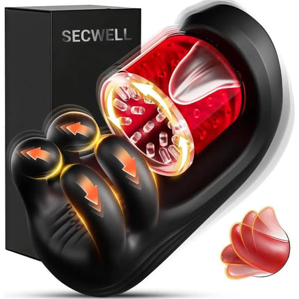 Adult Sex Toy Male Penis Stimulator Massager 9 Vibration Rotation Suction Modes USB Rechargeable Masturbation Cup Adult Supplies