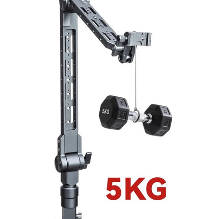 Aluminum Alloy Boom Arm Stand, 360° Rotatable Desktop Mount for Live Streaming, Video Recording, Phone iPad Tablet Holder