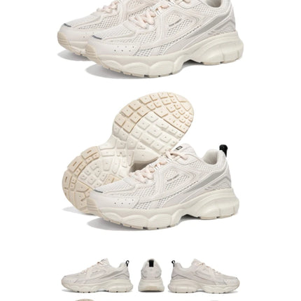 Baasploa Women Sports Shoes Outdoor Lightweight Breathable Jogging Sneakers Female Casual Mesh Anti-slip Lace Up Running Shoes