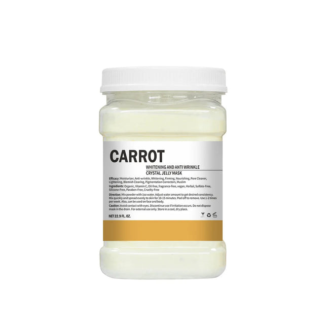 650g Enzyme Crystal Facial Mask Powder Carrot Soft Mask Powder Moisturizing Rose Petal Jelly Mask Mud Face Care Dropshipping