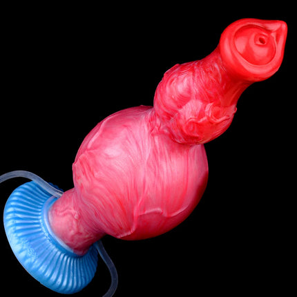 SXXY Large Ejaculation Dildo with Two Knot Inflatable Anal Plug  Squirting Penis Vaginal Masturbation Adult Sex Toys Unisex