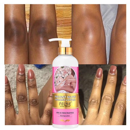 AILKE Natural Skin Brightening Set for All Skin Types, Cleaning, Dark Spots and Acne Removal, Boost Radiance, Organic, Vegan