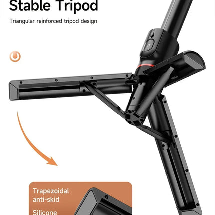 Magnetic Extendable Selfie Stick Tripod Holder Stand with Bluetooth Wireless Remote for Magsafe IPhone Android Portable Mount