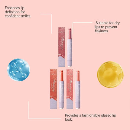 Moisturizing Plumping Lip Gloss Balm Hydrating Volumizing Lip Balm Gloss Long-Lasting Nourishing Smooth Lip Care Product