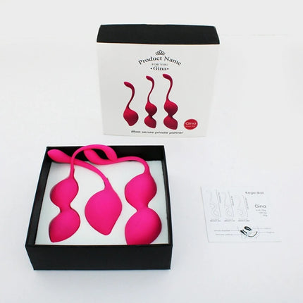 Yan Ai Y.LOVE Gina Physics Kegel Ball Internal Metal Ball Impact and Rolling Enhance Vaginal Movement Sex ProductsSex Toys