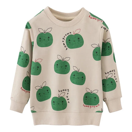 Jumping Meters New Arrival Animals Kids Sweatshirts Cartoon Boys Girls Autumn Winter Hooded Toddler Long Sleeve Clothes Sweaters