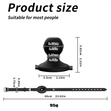 Hot !Silicone Mouth Gags Breathable Ball Gag Adjustable Belt Mouth BDSM Erotic Sex Toys For Couple Adult Game Role Play Sexyshop