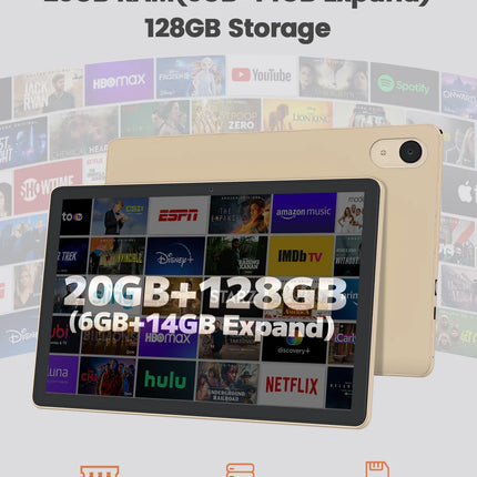 ANRY C95 11 Inch Android 15 Tablet 2026 Octa Core 20GB RAM 128GB ROM 6000mAh 18W Fast Charging 5G WiFi 6 HD IPS Global Tablet PC