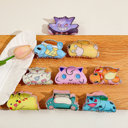 1PC/7PCS"Pokémon" cartoon character hair clip, multifunctional hair accessory
