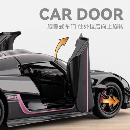 1:32 KNSG ONE 1 ONE-1 Miniature Toys Cars Alloy Diecast Models Boy High Simulation Miniature Holiday Present And Home Trendy Toy