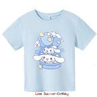 light blue t shirt / height 160cm