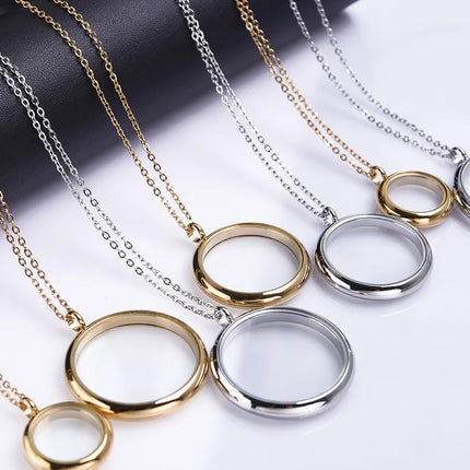 High Fashion Twist Locket Pendant Necklaces For Women Men Jewelry Memory Photo Floating Charm DIY Stainless Steel Lockets Gift