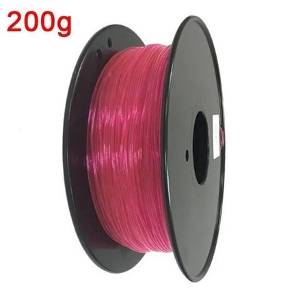 Flexible Filament Transparent TPU 1.75mm 1kg 500g 250g Fit FDM 3D Printer Material 95A Soft TPU Filament Clear Blue Green Red