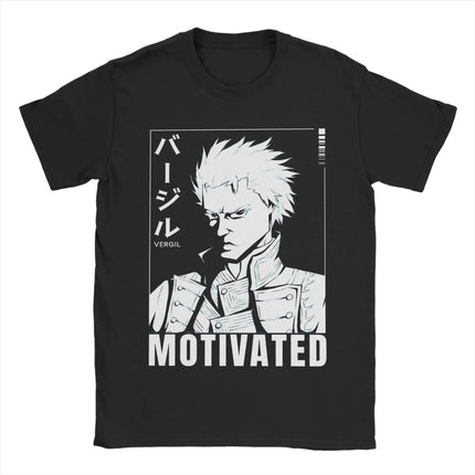 Classic Game DMC Devil May Cry Vergil Peripherals for Fans Tee Women Men Fashion Cotton T-Shirt Round Collar Oversize Casual Top