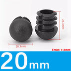 20mm-Black / 20Pcs