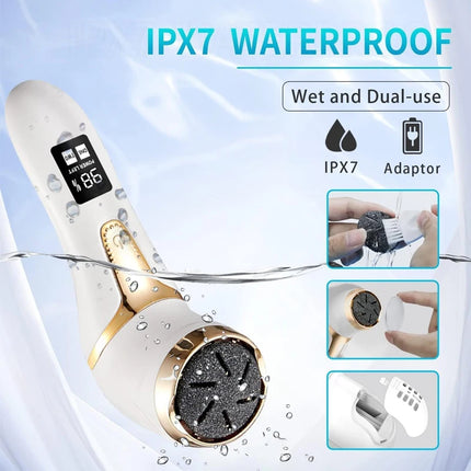 Professional Electric Vacuum Foot Grinder Rechargeable Foot File Exfoliator Callus Remover Pedicure Tools