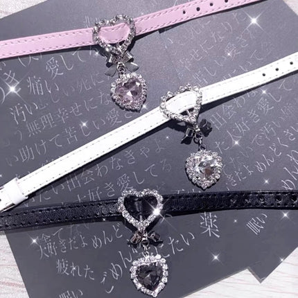 Unique Heart Pendant Wristband Heart  Charm Hand Chain Fashion Jewelry