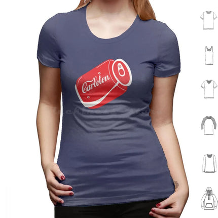 Carleton Coke Can T Shirt Big Size 100% Cotton Coke Carleton Carleton University