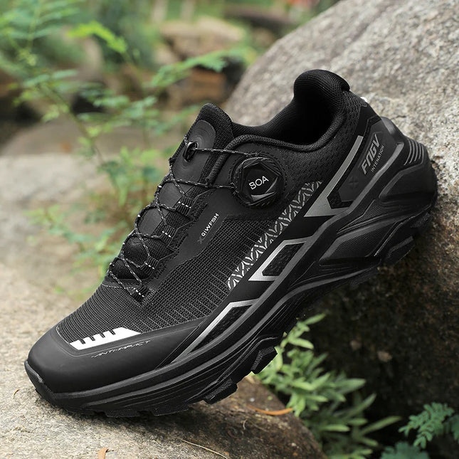 Men's Running Shoes 2025 New Breathable Mesh Outdoor Off-Road Hiking Shoes Cushioning Flat Soft Mesh Walking Shoes for Men