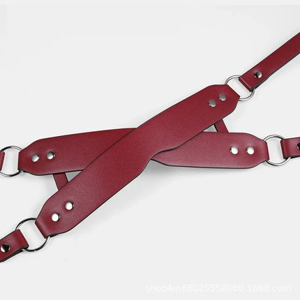 Bdsm Eye Mask Sex Bondage Adult Game Couples Leather Harness Mask Wearble Costumes For Women Men Cosplay Toys Face Masks Product