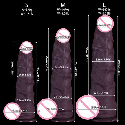 New Oversized Sex Shop for Men and Women Sex Product Liquid Silicone G Point Masturbation Butt Plug Adult Sex Toy Anal Plug Auns