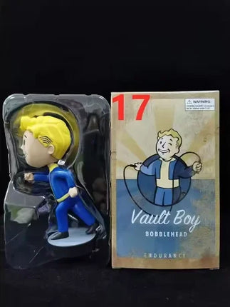 Anime Bobblehead Cute Vault Boy Full Set Action Figure Toys Collection Model Doll Desktop Ornament Display Boy Gifts