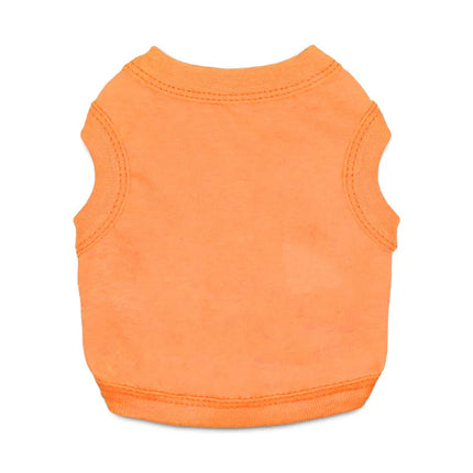 Cotton Dog Tank Top, Solid Color Sleeveless Pet T-Shirt, Breathable Dog Clothes for Small Dogs Chihuahua Yorkie