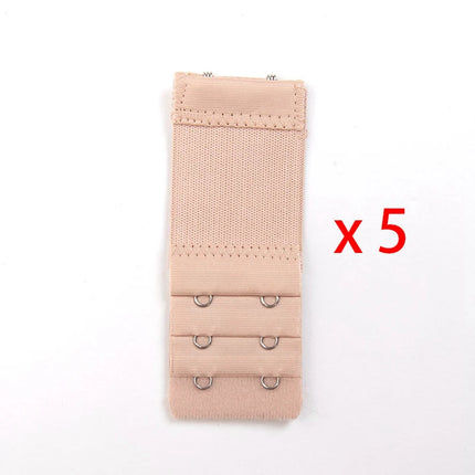 5PCS Elastic Bra Extender Clip Clasp Buckle Adjustable Back Belt Buckle Ladies Women Underwear Soft Bra Intimates Accessories