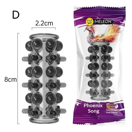 Male Penis Enlargement Sleeve Silicone Cock Ring For Delayed Ejaculation And Enhanced Erection Adult Sexy Couples Sex Toys 18+