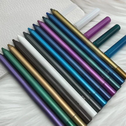 12 Color/Box Waterproof Eyeliner Makeup Eye Cosmetics Beauty Eyeliner Pencil Set Longlasting Eye Liner Pencil Colourful Pigments