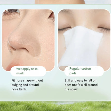 100-300PCS Blackhead Nose Mask Paper Disposable Moisturizing Blackhead Nose Mask Strips Paper Cosmetic Cotton Skin Care Stickers
