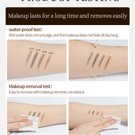 klaisy silver triangle slim eyebrow pencil