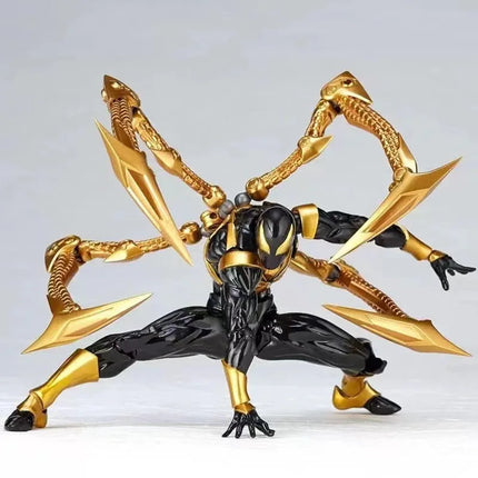 2026 Kaiyodo Iron Spiderman Action Figure Amazing Yamaguchi Spiderman Anime Figurine Pvc Statue Model Decora Toy Collection Gift