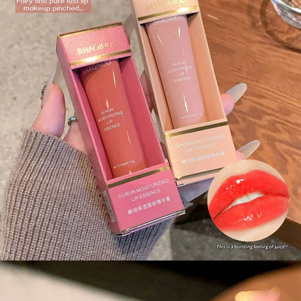Lip Glowy Lightweight Hydration Balm Shea Butter Glaze Craze Tinted Polypeptide Lip Gloss Serum Fruit Donut Lip Oil Care