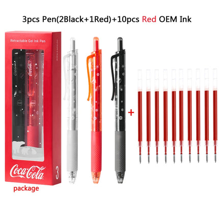 KACO Coca Cola & Treasure Co Branded Gel Ink Pen High Capacity Quick Drying Glacier Explores Writing,Office,Exam Stationery Pens