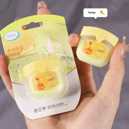 Fruit Series Lip Balm Set Lips Avocado Honey Peach Cream Lip Mask Natural Nourishing Plant Lip Balm Lips Care