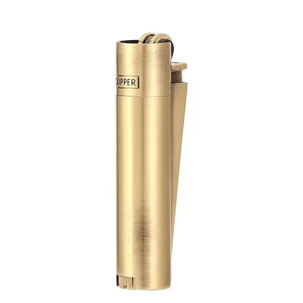 New Clipper Spades A Metal Fireless Butane Gas Jet Torch Lighter Portable Grinding Wheel Flint Inflatable Lighter Men's Gift