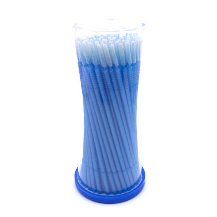 100PCS/Pack Long Head Bendable Micro Brushes Lash Applicator  Eyelash Mascara Glue Cleaning Brush Makeup Tools