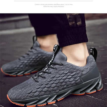 Men's Shoes Casual Sneakers Non Slip Breathable Running Shoe Mesh Tenis Outdoor Basketball Sports Tennis Shoes Zapatos De Hombre