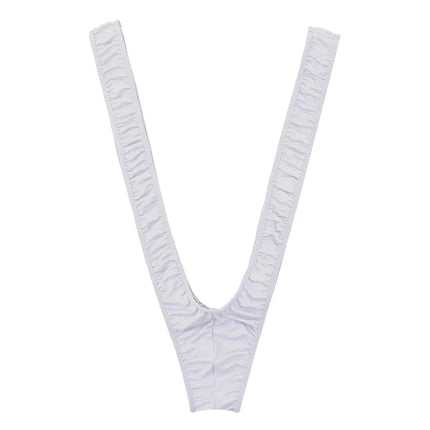Sexy Panties Men's Erotic Lingerie Swimsuit Straps Borat Mankini One-Piece V Sling Stretch Singlet Bodysuit Underweat Stretch