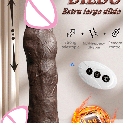 Vibrator XXXL Big Penis 11.4in Realistic Dildo Telescopic Vibrating Heating Anal Butt Plug Sex Toys for Women G Spot Dick Adult