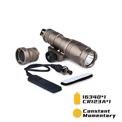 Surefire M300 M600 LED Tactical Flashlight Scout Light 20mm Picatinny Rail Compatible for Outdoor Hunting Airsoft Accessory