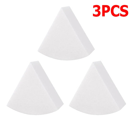 Triangle Soft Makeup Sponge 30Pcs/Set Wet and Dry Use Fan Shaped Puff Foundation Concealer Smearing Powder Puff Cosmetics Tool