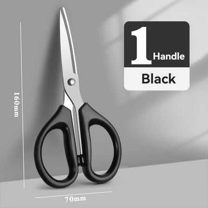 1PC Scissors Black blade Scissors Stainless steel scissors Small scissors Art office supplies Paper Cuttings knife