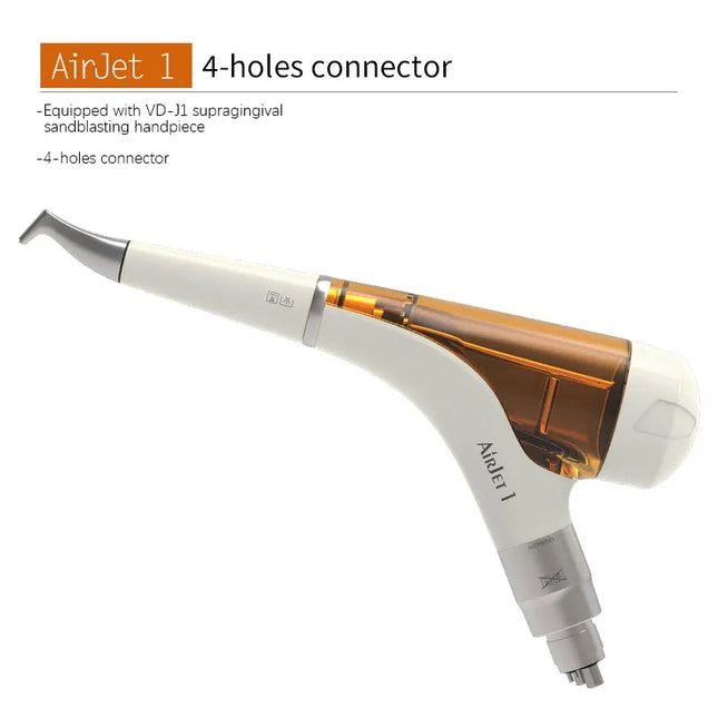 4-Jet Dental Air Polisher System - Kavo Quick Connect Prophy Unit with Adjustable 0-7PSI, Subgingival & Supragingival Cleaning