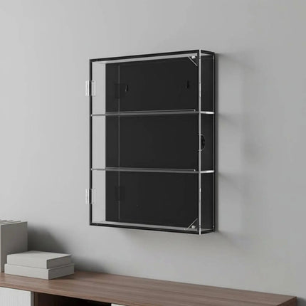 Sports Card Display Case Dustproof Wall Mount Sports Card Holder Large Capacity Protection for Office
